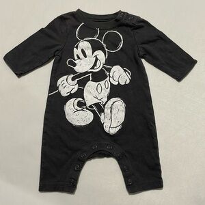 Mickey Mouse Long Sleeve Jumper‎ Disney Jumping Beans Body Basics Newborn Gray